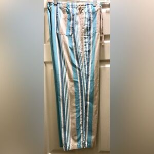 Women Casual Stripped Pants Size 6